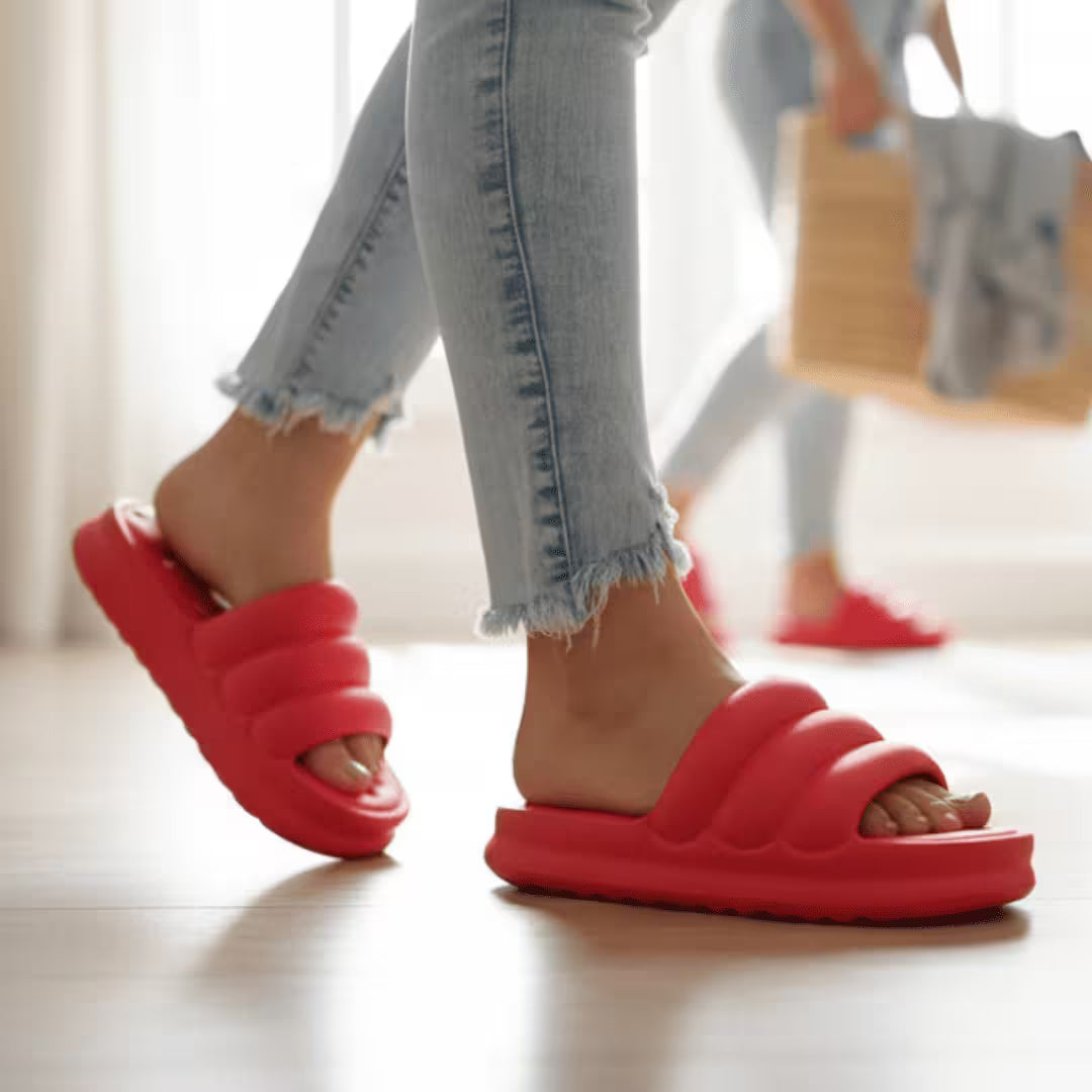 Marshmello – Pantuflas Cómodas tipo sandalia ligera