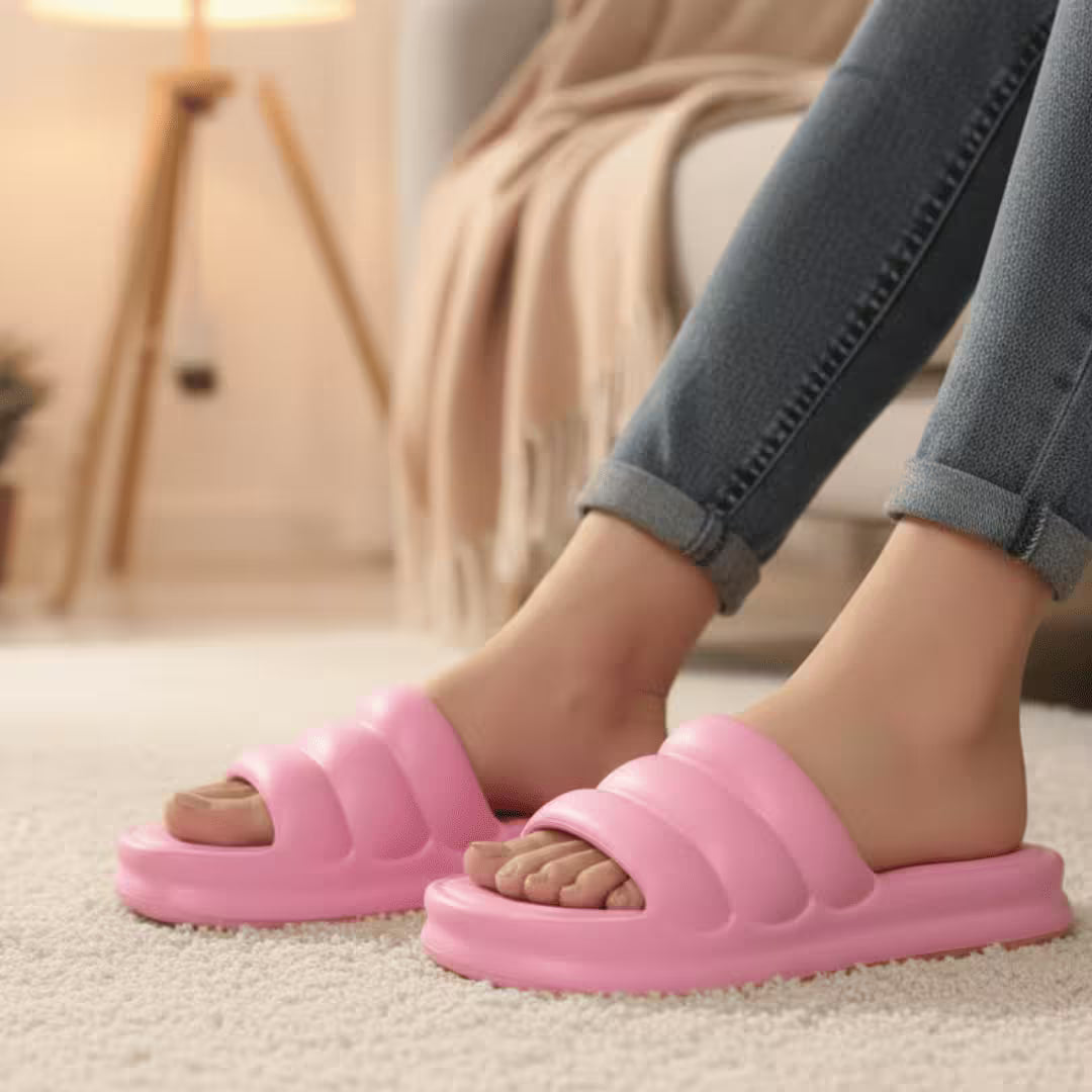 Marshmello – Pantuflas Cómodas tipo sandalia ligera